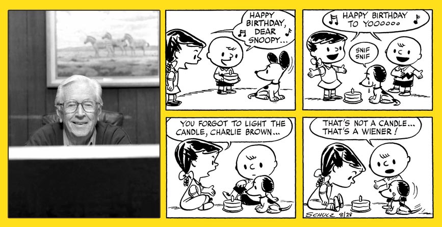 Schulz, Carlitos y Snoopy