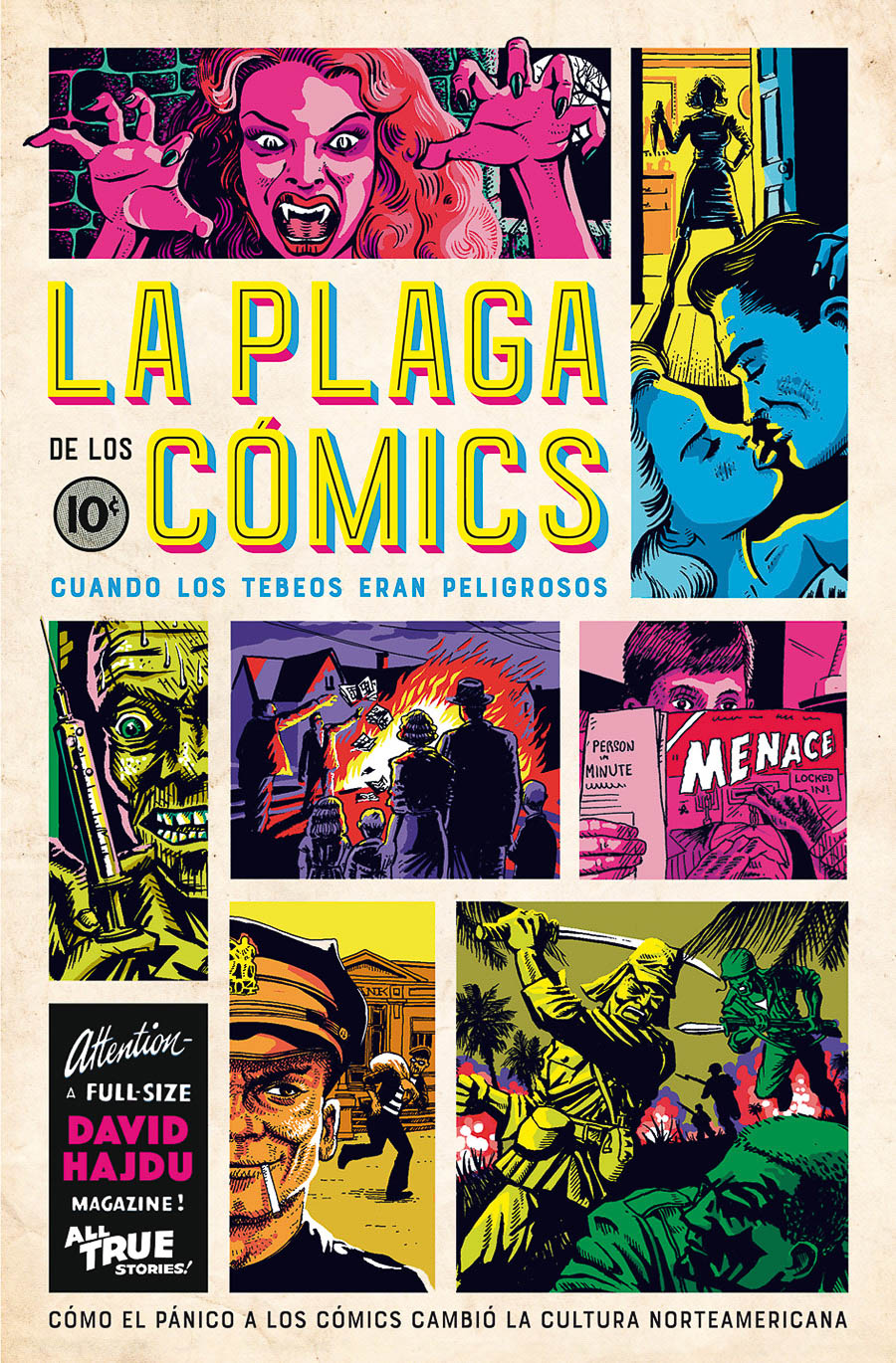 Es Pop Ediciones - cubierta La plaga de los cómics -