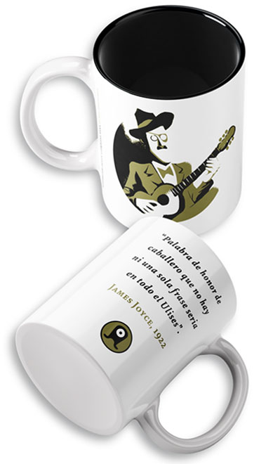 Es Pop Ediciones - cubierta Taza James Joyce - Javier Rodríguez